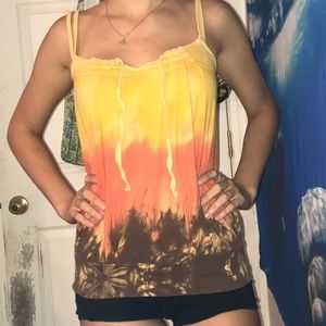 Cute sunset tank top